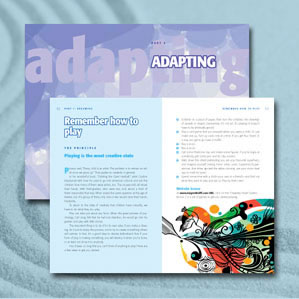Book design: Pearson Creativity Now - text pages